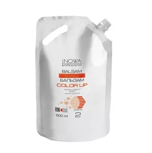 Бальзам  для фарбованого волосся з лецитином 1300мл Lecithin Complex Balsam COLOR UP JNOWA Professional 