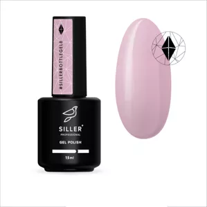 Рідкий гель для укріплення нігтів, 15 мл №08 Рожево-бузковий Bottle Gel SILLER Professional