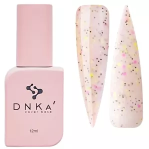 DNKa Cover  Base  Основа камуфляжна для гель-лаку 12мл  №61 Confetty 
