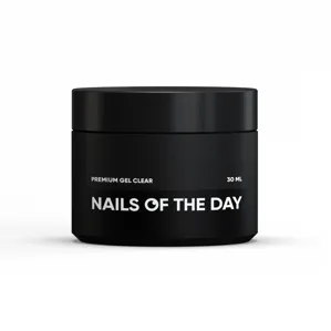 Гель будівельний для нарощування нігтів, 30 мл CLEAR Колір: Прозорий Premium Gel NAILSOFTHEDAY