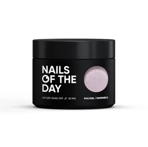 Полігель із шимером, 30 мл №02 SHIMMER Poly Gel NAILSOFTHEDAY