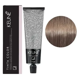 7/28 Середній блондин перламутровий мокко Фарба перманентна для волосся,  60 мл Permanent Color TINTA COLOR KEUNE