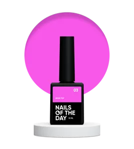 Топ неоновий без липкого шару, 10 мл №03 NEON TOP NAILSOFTHEDAY