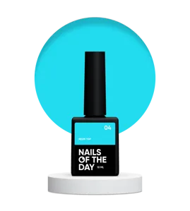 Топ неоновий без липкого шару, 10 мл №04 NEON TOP NAILSOFTHEDAY