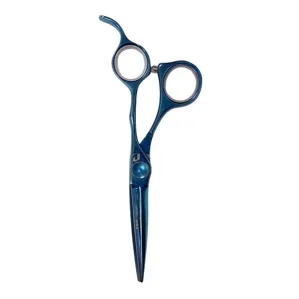 Ножиці перукарські прямі (сині) JS15 5.5 PROLine