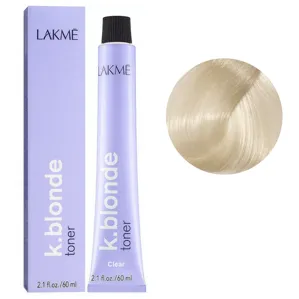 Тонер для світлого волосся CLEAR (Прозорий), 60 мл 41191 Toner K.BLONDE LAKME