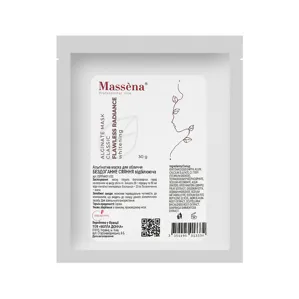 Альгінатна маска для обличчя (САШЕ) відбілювальна "Бездоганне сяяння", 30 г FLAWLESS RADIANCE Classic Alginate Mask Massena