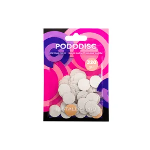 Змінні файли БІЛІ для педикюрного диска 320 грит EXPERT PODODISC "S" (50 шт) PDF-15-320w STALEKS PRO