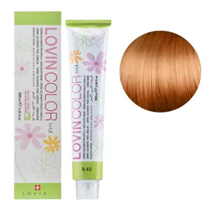 9/43 Стійка крем-фарба для волосся, 100мл  Hair color cream Lovin Color LOVIEN Essential