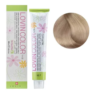 10/7 Стійка крем-фарба для волосся, 100мл  Hair color cream Lovin Color LOVIEN Essential