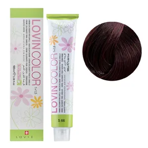 5/66 Стійка крем-фарба для волосся, 100мл  Hair color cream Lovin Color LOVIEN Essential