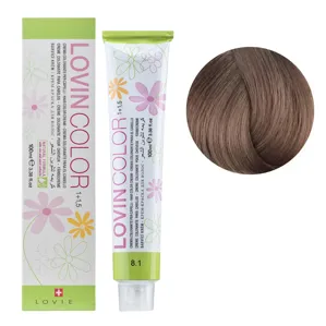 8/1 Стійка крем-фарба для волосся, 100мл  Hair color cream Lovin Color LOVIEN Essential