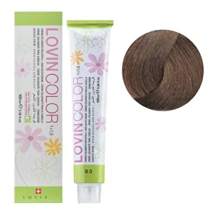 8/0 Стійка крем-фарба для волосся, 100мл  Hair color cream Lovin Color LOVIEN Essential