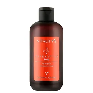 Шампунь для волосся після перебування на сонці з пантенолом, 250 мл Shampoo Sole Care&Style Vitality`s