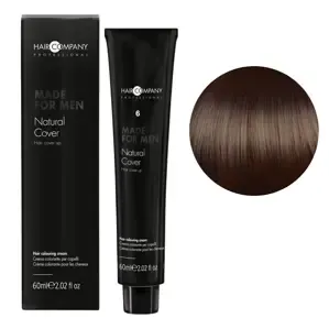 6 темний блондин Стійка крем-фарба для чоловіків, 60 мл Natural Cover MADE FOR MEN Hair Company