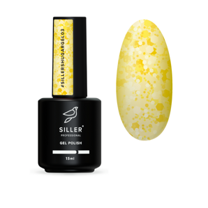 Гель-лак мармеладний, 15 мл №03 Жовтий Sugar Gel Polish SILLER Professional