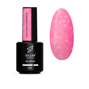 Гель-лак мармеладний, 15 мл №06 Рожевий Sugar Gel Polish SILLER Professional