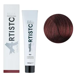 4/6 Стійка крем-фарба для волосся, 100 мл Permanent Hair Color ARTISTO ELEA Professional