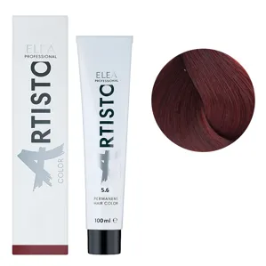 5/6 Стійка крем-фарба для волосся, 100 мл Permanent Hair Color ARTISTO ELEA Professional