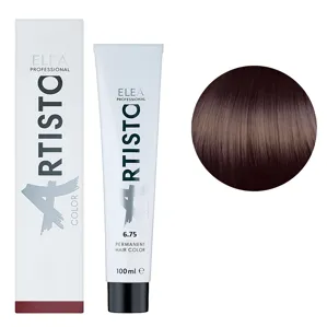 6/75 Стійка крем-фарба для волосся, 100 мл Permanent Hair Color ARTISTO ELEA Professional