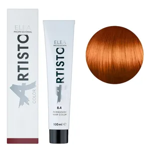 8/4  Стійка крем-фарба для волосся, 100 мл Permanent Hair Color ARTISTO ELEA Professional
