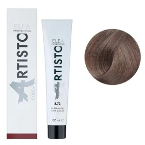8/72 Стійка крем-фарба для волосся, 100 мл Permanent Hair Color ARTISTO ELEA Professional