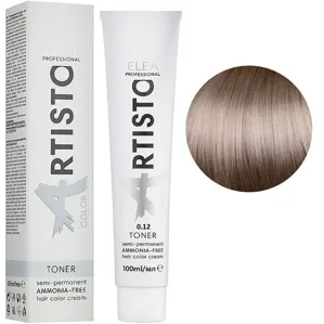 0/12 Безаміачна фарба для волосся, 100 мл Toner Color ARTISTO ELEA Professional
