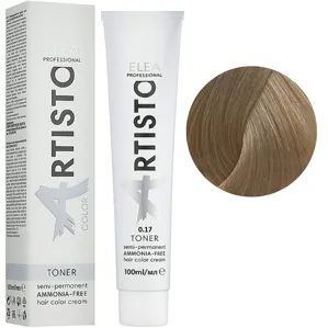 0/17 Безаміачна фарба для волосся, 100 мл Toner Color ARTISTO ELEA Professional