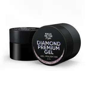 Гель-лак з металевою поталлю, 5 мл №04 Diamond Premium gel – gel polish NAILSOFTHEDAY 