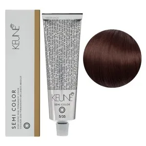 5/35 Світло-коричневий золотисто-махагоновий Фарба для тонування волосся без аміаку,  60 мл Demi-Permanent Color SЕМІ COLOR KEUNE
