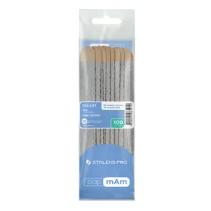 Набір змінних файлів papmAm (10шт) на дерев`яній основі 100 грит SMART 22 (DWC-22-100) STALEKS PRO