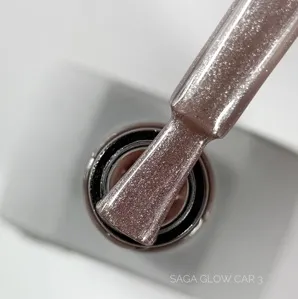 Гель-лак котяче око, 10 мл №03 Glow Cat Gel Polish SAGA Professional