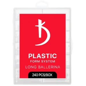 Тіпси пластикові для нарощування нігтів, 240 шт Long Ballerina KODI Professional 