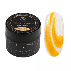 F.O.X Art- paint Vitrage Гель-фарба вітражна 10мл Orange 
