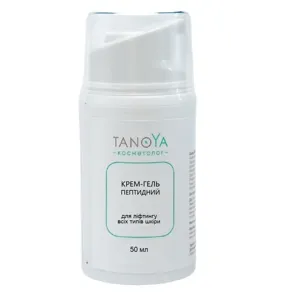 Крем-Гель пептидний для ліфтингу всіх типів шкіри, 50 мл TANOYA Cosmetolog
