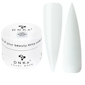 DNKa Cover  Base  Основа камуфляжна для гель-лаку 30мл  №43A Milky 