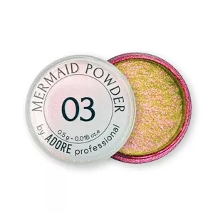 Втирка-Хамелеон для нігтів, 0,5г №03 Mermaid Powder ADORE