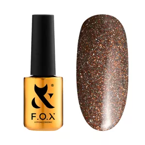 F.O.X Sparkle Gel Polish Гель-лак світловідбиваючий 7 мл №001 