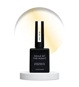 Топ перлинний з золотою втиркою, без липкого шару, 10 мл №05 Shell Top NAILSOFTHEDAY