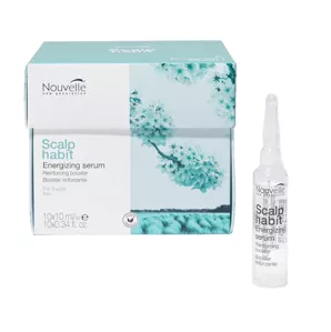 Сироватка тонізуюча проти випадіння та для збільшення густоти волосся  (10*10мл)  Energizing Serum Scalp Habit Nouvelle