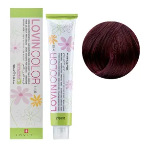 7/67R Стійка крем-фарба для волосся, 100мл  Hair color cream Lovin Color LOVIEN Essential