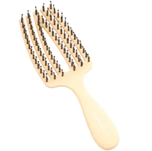 Щітка для волосся дитяча FINGERBRUSH CARE MINI KIDS YELLOW Жовта ID1819 Olivia Garden 