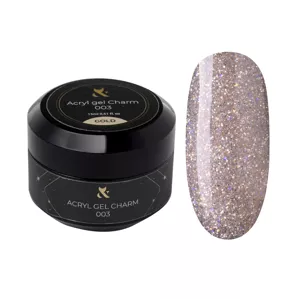 Акрил-гель з блискітками, 15 мл №003  Acryl Gel Charm F.O.X