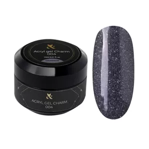 Акрил-гель з блискітками, 15 мл №004  Acryl Gel Charm F.O.X