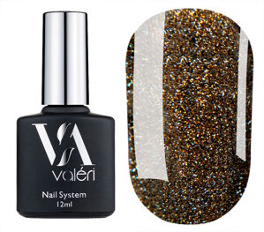 VALERI Gold Flash Top Фініш для гель-лаку 12 мл  