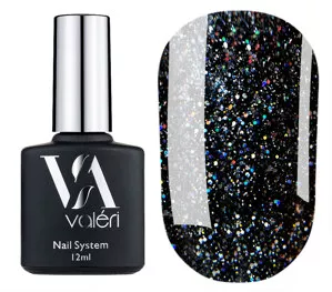 VALERI Silver Flash Top Фініш для гель-лаку 12 мл 