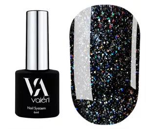 VALERI Silver Flash TopФініш для гель-лаку 6 мл 