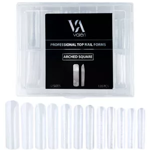 VALERI Arched Square Nail Forms Верхні форми 120 шт 