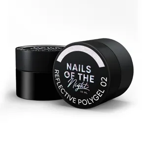 Полігель світловідбиваючий рідкий, 15 мл №02 Reflective Poly Gel NAILSOFTHENIGHT