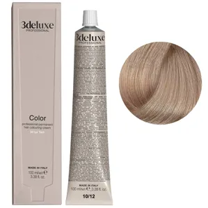 10/12 платиновий блондин попелясто-перламутровий Фарба для волосся, 100 мл Permanent Hair Color 3Deluxe Professional